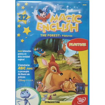 DVD PENTRU COPII. MAGIC ENGLISH. THE FOREST: PADUREA