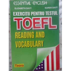 EXERCITII PENTRU TESTUL TOEFL