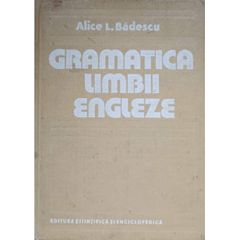 GRAMATICA LIMBII ENGLEZE