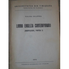 LIMBA ENGLEZA CONTEMPORANA (MORFOLOGIE, PARTEA I)