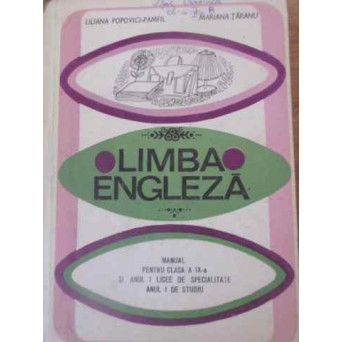 LIMBA ENGLEZA MANUAL PENTRU CLASA A IX-A ANUL 1 DE STUDIU