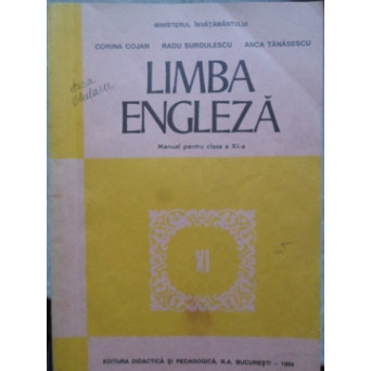 LIMBA ENGLEZA MANUAL PENTRU CLASA A XI-A