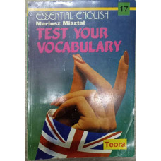 TEST YOUR VOCABULARY
