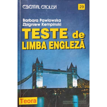 TESTE DE LIMBA ENGLEZA