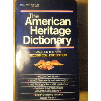 THE AMERICAN HERITAGE DICTIONARY
