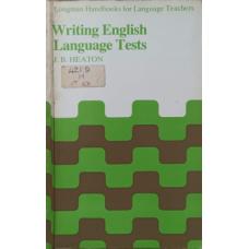 WRITING ENGLISH LANGUAGE TESTS