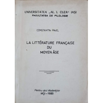 LA LITTERATURE FRANCAISE DU MOYEN AGE