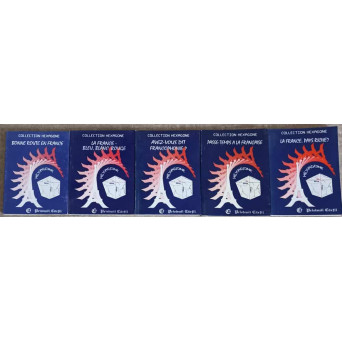 SET 5 CARTI COLECTIA HEXAGONE: LA FRANCE, PAYS RICHE?, PASSE-TEMPS A LA FRANCAISE, AVEZ-VOUS DIT FRANCOPHONIE?, LA FRANCE - BLEU, BLANC, ROUGE, BONNE ROUTE EN FRANCE