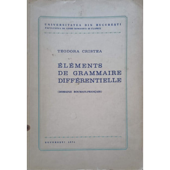 ELEMENTS DE GRAMMAIRE DIFFERENTIELLE