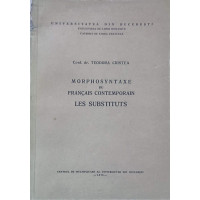 MORPHOSYNTAXE DU FRANCAIS CONTEMPORAIN, LES SUBSTITUTS MORPHOSYNTAXE DU FRANCAIS CONTEMPORAIN, LES SUBSTITUTS