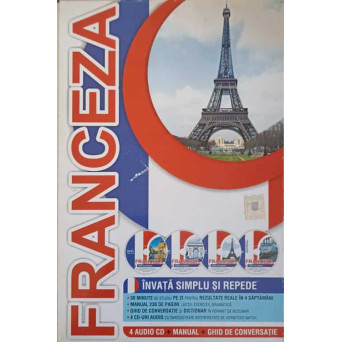 MANUAL FRANCEZA. INVATA SIMPLU SI REPEDE (CONTINE 4 CD-URI)