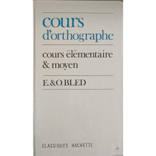 COURS D'ORTHOGRAPHE