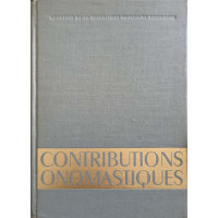 CONTRIBUTIONS ONOMASTIQUES CONTRIBUTIONS ONOMASTIQUES