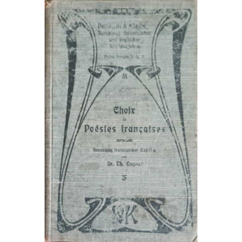 CHOIX DE POESIES FRANCAISES