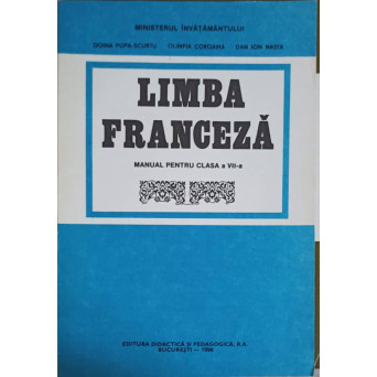 LIMBA FRANCEZA, MANUAL PENTRU CLASA A VII-A
