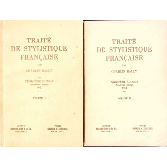 TRAITE DE STYLISTIQUE FRANCAISE VOL.1-2