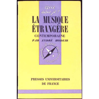 LA MUSIQUE ETRANGERE CONTEMPORAINE
