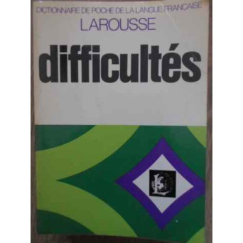 DICTIONNAIRE DES DIFFICULTES DE LA LANGUE FRANCAISE