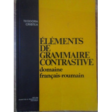 ELEMENTS DE GRAMMAIRE CONTRASTIVE DOMAINE FRANCAIS-ROUMAIN