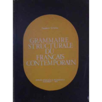 GRAMMAIRE STRUCTURALE DU FRANCAIS CONTEMPORAIN