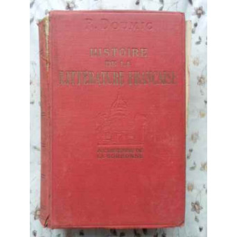 HISTOIRE DE LA LITERATURE FRANCAISE
