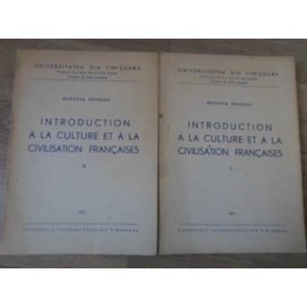 INTRODUCTION A LA CULTURE ET A LA CIVILISATION FRANCAISES VOL.1-2