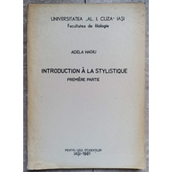 INTRODUCTION A LA STYLISTIQUE