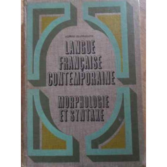 LANGUE FRANCAISE CONTEMPORAINE MORPHOLOGIE ET SYNTAXE