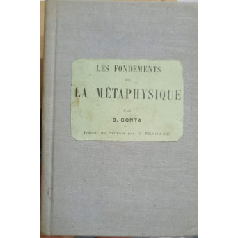LES FONDEMENTS DE LA METAPHYSIQUE