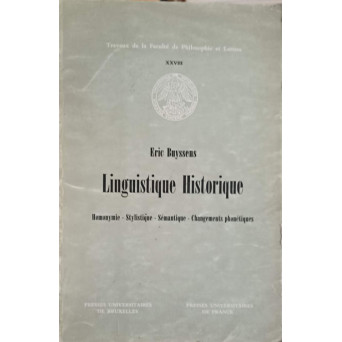 LINGUISTIQUE HISTORIQUE