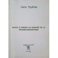NOTES A VERSER AU DOSSIER DE LA PRAGMALINGUISTIQUE NOTES A VERSER AU DOSSIER DE LA PRAGMALINGUISTIQUE