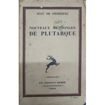 NOUVEAUX MENSONGES DE PLUTARQUE