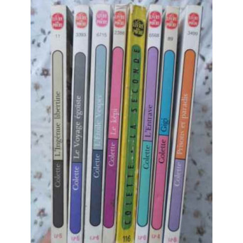 SET 8 CARTI IN LB. FRANCEZA COLETTE (LE KEPI, LA SECONDE, GIGI, L'ENTRAVE, ETC)