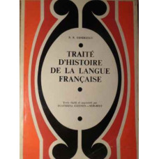 TRAITE D'HISTOIRE DE LA LANGUE FRANCAISE