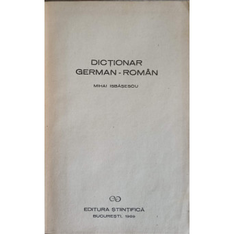 DICTIONAR GERMAN-ROMAN