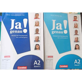 SET 2 CARTI JA GENAU! KURS UND UBUNGSBUCH, NIVEL A2, BAND 1, 2 (CONTINE 2 CD)