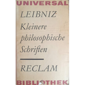 KLEINERE PHILOSOPHISCHE SCHRIFTEN