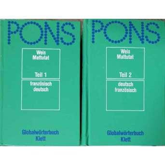 PONS GLOBALWORTERBUCH WEIS MATTUTAT FRANZOSISCH DEUTSCH, DEUTSCH FRANZOSISCH VOL.1-2