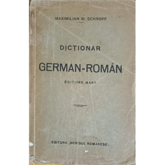 DICTIONAR GERMAN-ROMAN