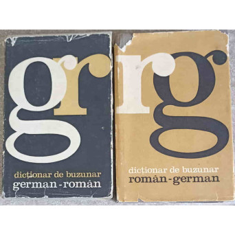 DICTIONAR DE BUZUNAR GERMAN - ROMAN, ROMAN - GERMAN VOL.1-2