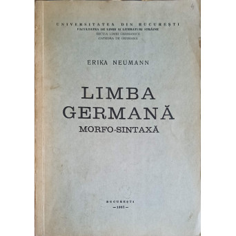 LIMBA GERMANA, MORFO-SINTAXA