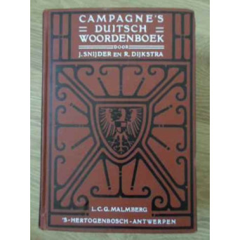 CAMPAGNE'S DUITSCH WOORDENBOEK. DUITSCH-NEDERLANDSCH