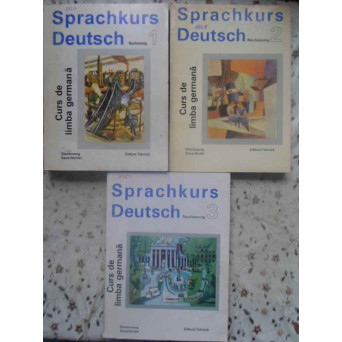 CURS DE LIMBA GERMANA SPRACHKURS DEUTSCH VOL.1-3 MANUAL PENTRU ADULTI