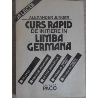 CURS RAPID DE INITIERE IN LIMBA GERMANA