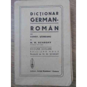 DICTIONAR GERMAN-ROMAN