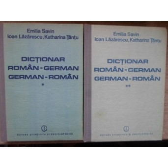 DICTIONAR ROMAN-GERMAN, GERMAN-ROMAN VOL.1-2