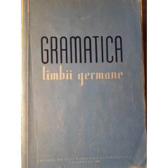 GRAMATICA LIMBII GERMANE