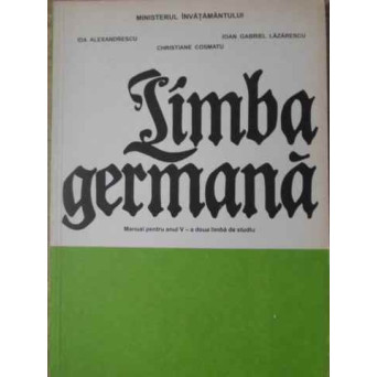 LIMBA GERMANA MANUAL PENTRU ANUL V