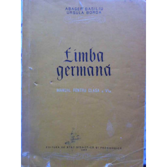 LIMBA GERMANA MANUAL PENTRU CLASA A VI-A