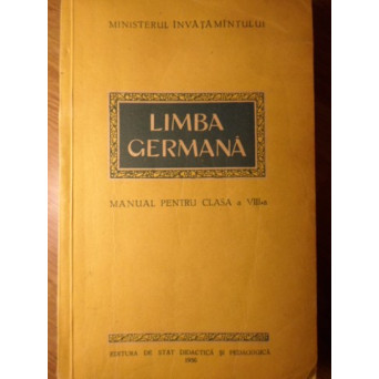 LIMBA GERMANA MANUAL PENTRU CLASA A VIII-A